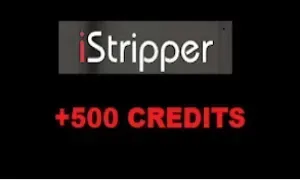 ISTRIPPER PREMIUM +500 CREDITS PACK +WARRANTY